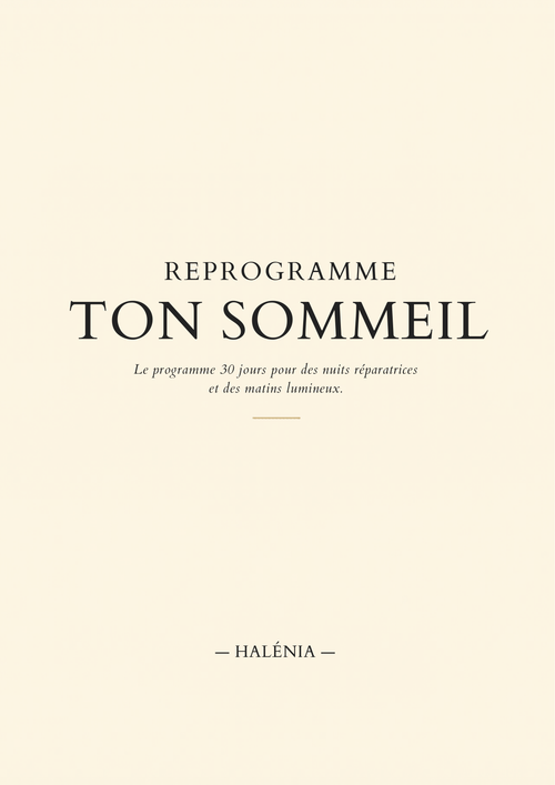 Reprogramme ton sommeil - Programme 30 jours | Halénia